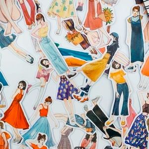 Sweet Summer Fashion Sticker Bundle